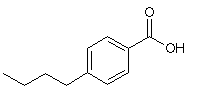 4-n-Butyl benzoic acid structure