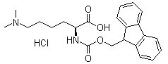 Fmoc-Lys(Me)2-OH.HCl Structure